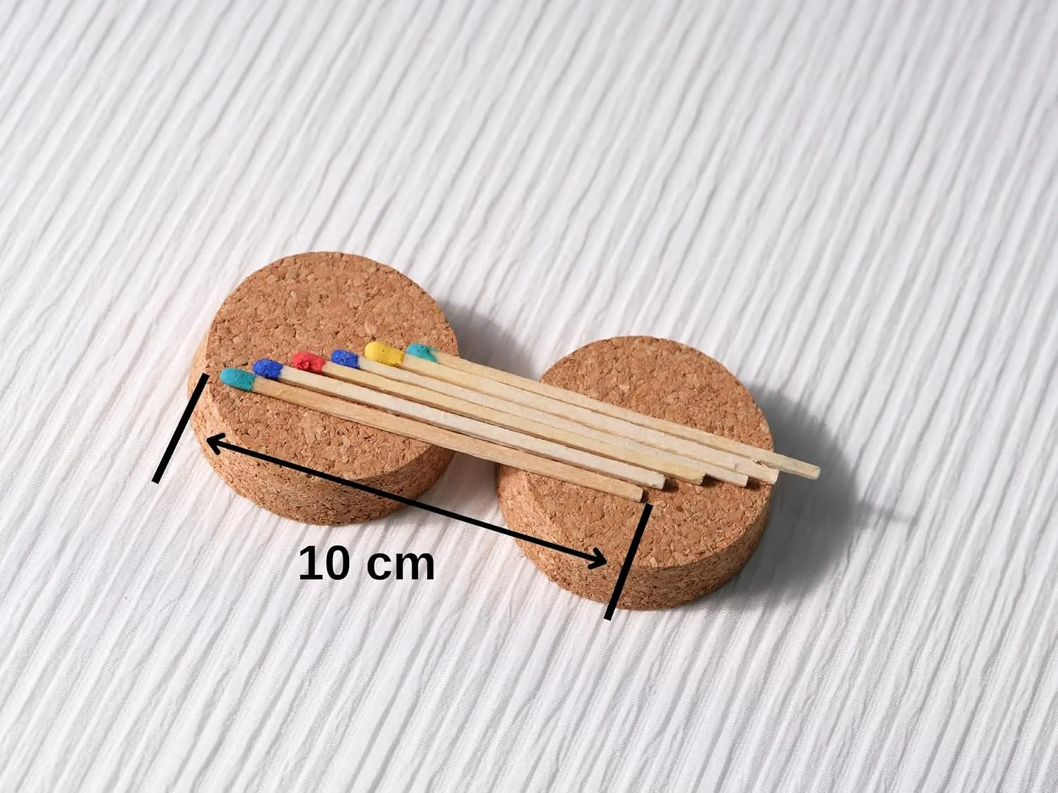 Noblesse Colored Safety Matches | 4-Inch Long Matches in Glass Jar | Perfect for Lighting Candles | 150 Pıeces | 10 Candles And Extra Empty Jar Gıft (RED)
