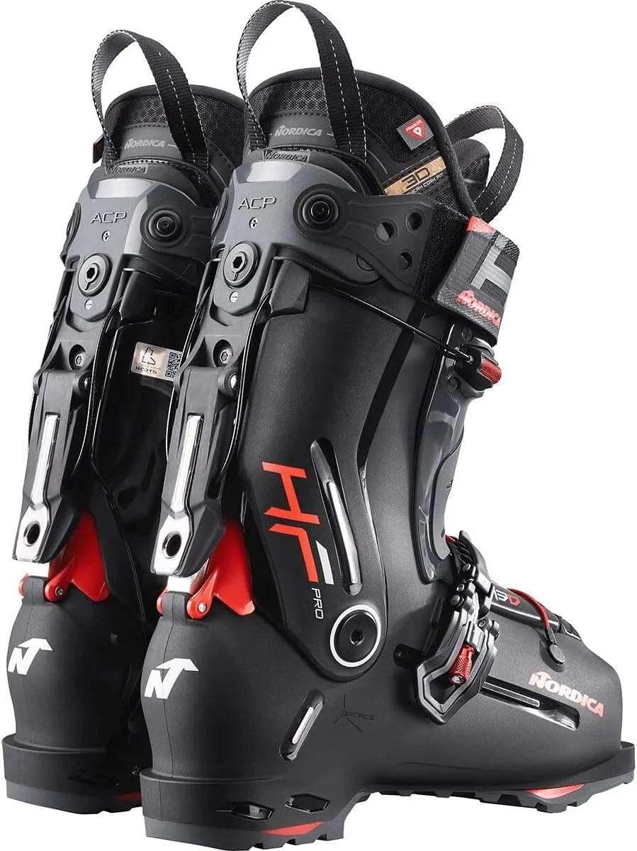 Nordica Men's HF Pro 130 Durable Easy-Entry High Traction Adjustable Fit Warm Insulated All-Mountain Ski Boots