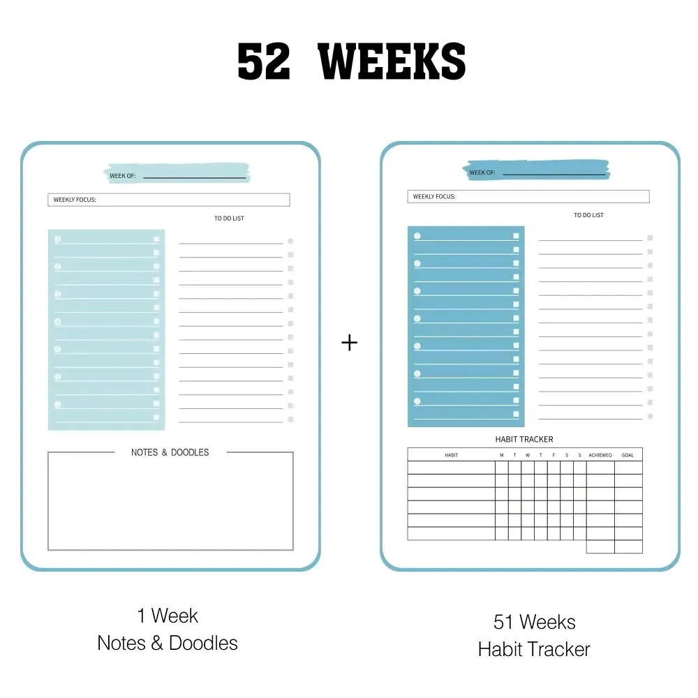 Notebook Diary Weekly Planner