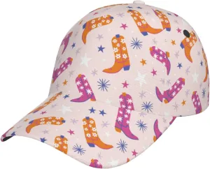 Novastar Baseball Cap Women Men - Cowgirl Boots Adjustable Fashions for Baseball Hat Women Men Black