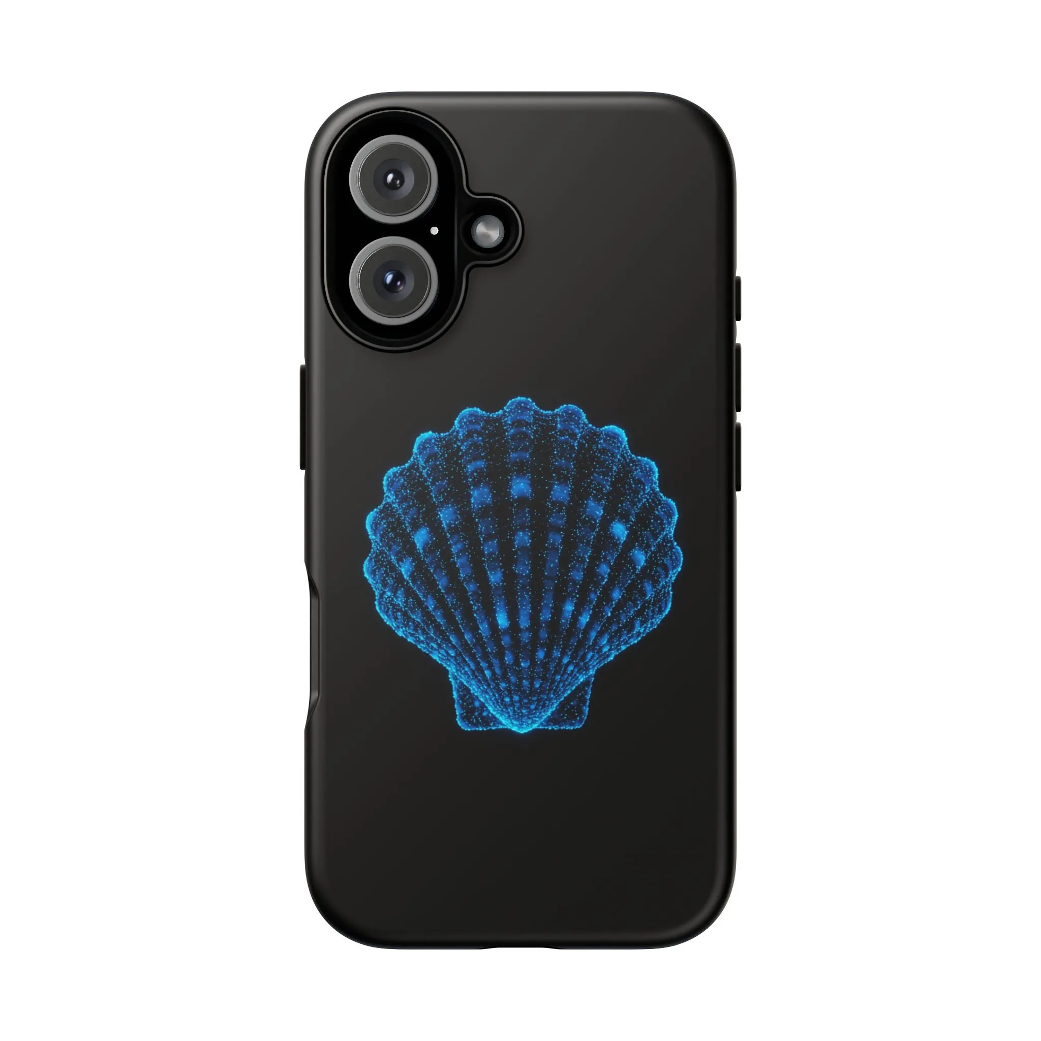 Ocean Blue Shell Tough iPhone Case Durable Design for Beach Lovers