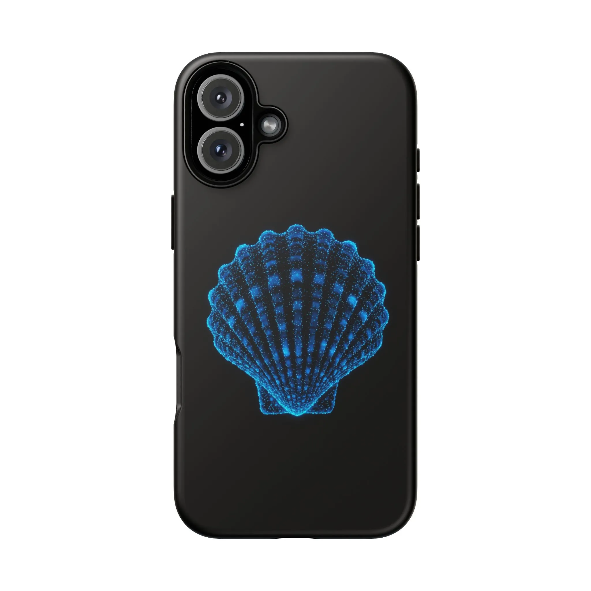 Ocean Blue Shell Tough iPhone Case Durable Design for Beach Lovers