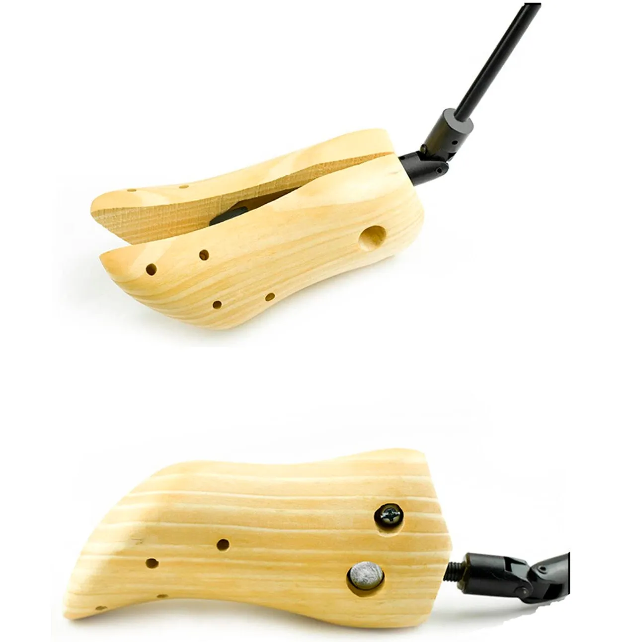 One Way Unisex Professional Wooden Shoes Stretcher for Boots with Adjustable Width