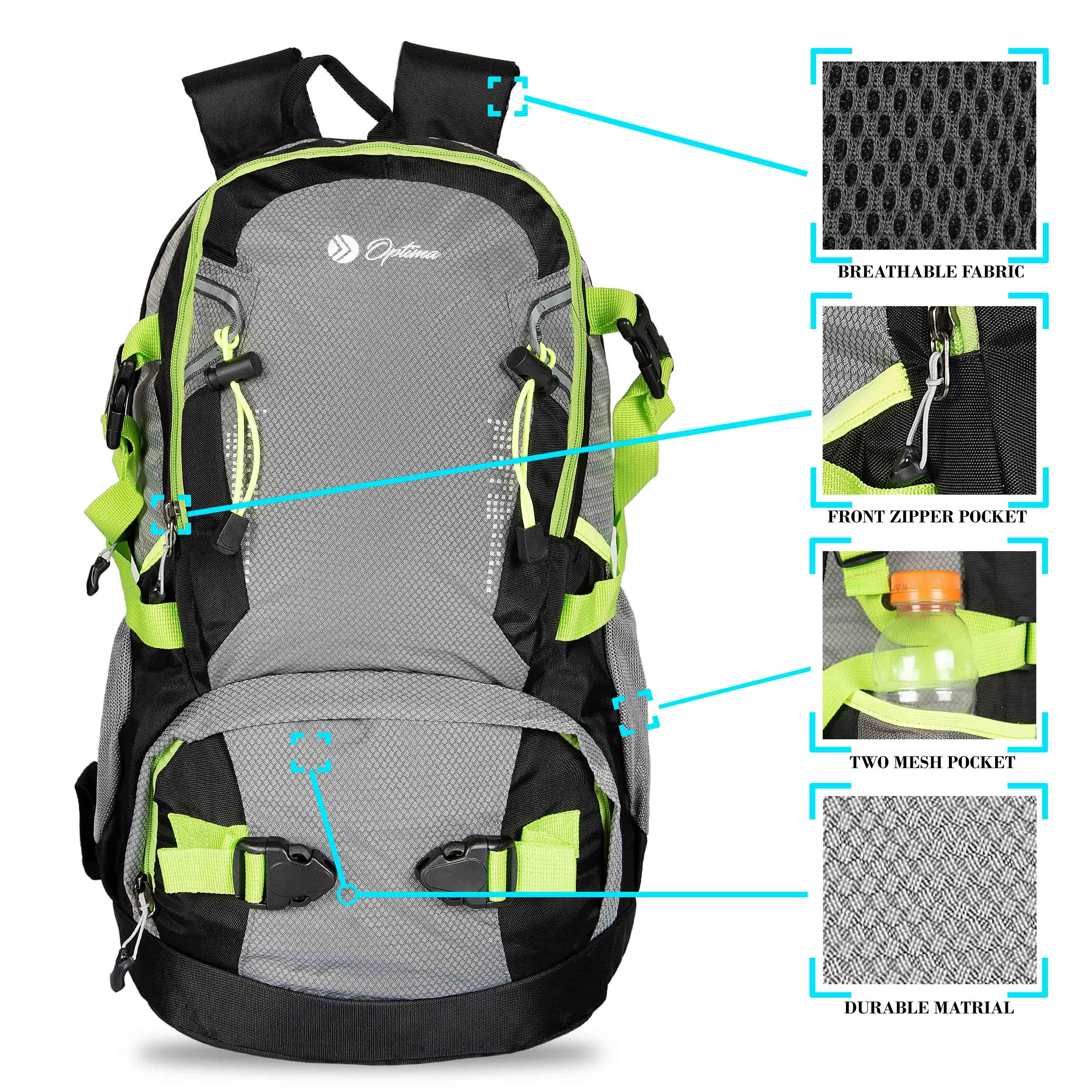 OPTIMA Bohemian Series 2 Travel Laptop Backpack, Business Slim Durable Laptops Backpack,Water Resistant College School Computer Bag for Women & Men Fits 15.6 Inch Laptop and Notebook