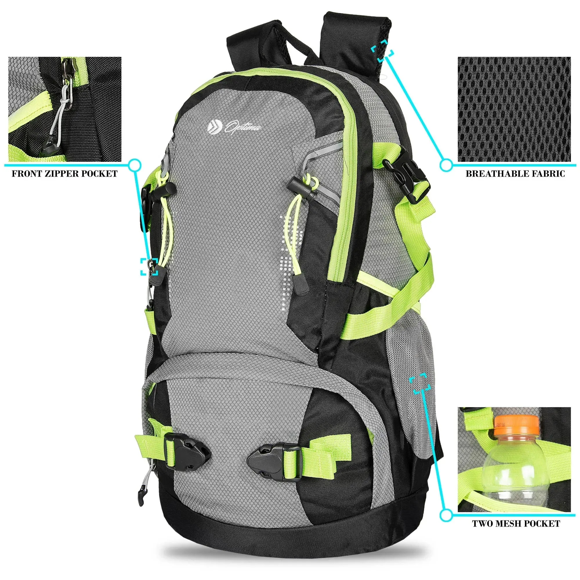 OPTIMA Bohemian Series 2 Travel Laptop Backpack, Business Slim Durable Laptops Backpack,Water Resistant College School Computer Bag for Women & Men Fits 15.6 Inch Laptop and Notebook