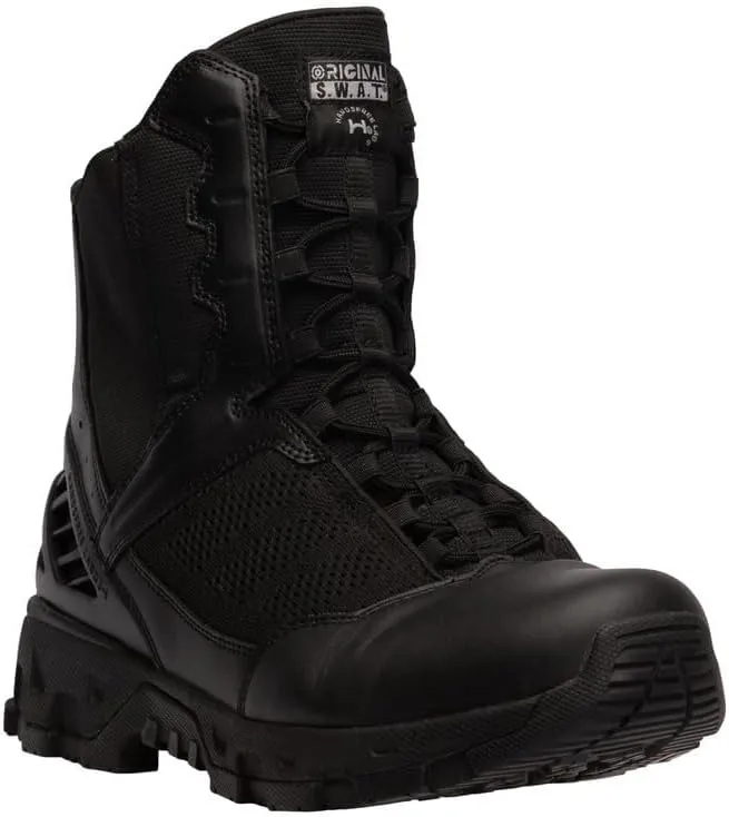 Original S.W.A.T. Alpha Freedom 8" Hands Free Safety Toe - Unisex Lace-up Boots - Leather