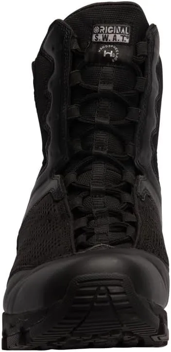 Original S.W.A.T. Alpha Freedom 8" Hands Free Safety Toe - Unisex Lace-up Boots - Leather