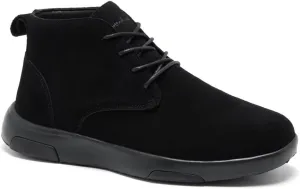 OrthoComfoot Men's Orthopedic Ankle Boots Walking Shoes: Arch Support Leather Dress Oxfords for Plantar Fasciitis, Comfortable Orthotic Fashion Sneakers for Foot Heel Pain Relief