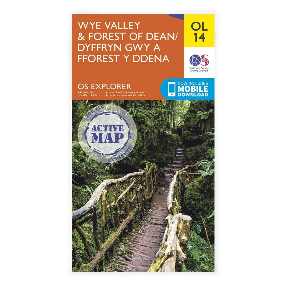 OS Explorer Laminated / Wye Valley