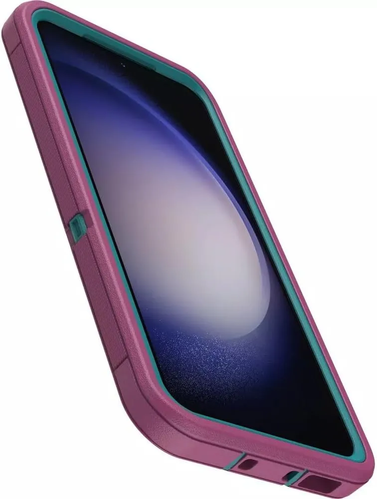 OtterBox Galaxy S23 (Only) - Defender Series Case - Canyon Sun (Pink), Rugged & Durable - with Port Protection - Case Only - Microbial Defense Protection - Non-Retail Packaging