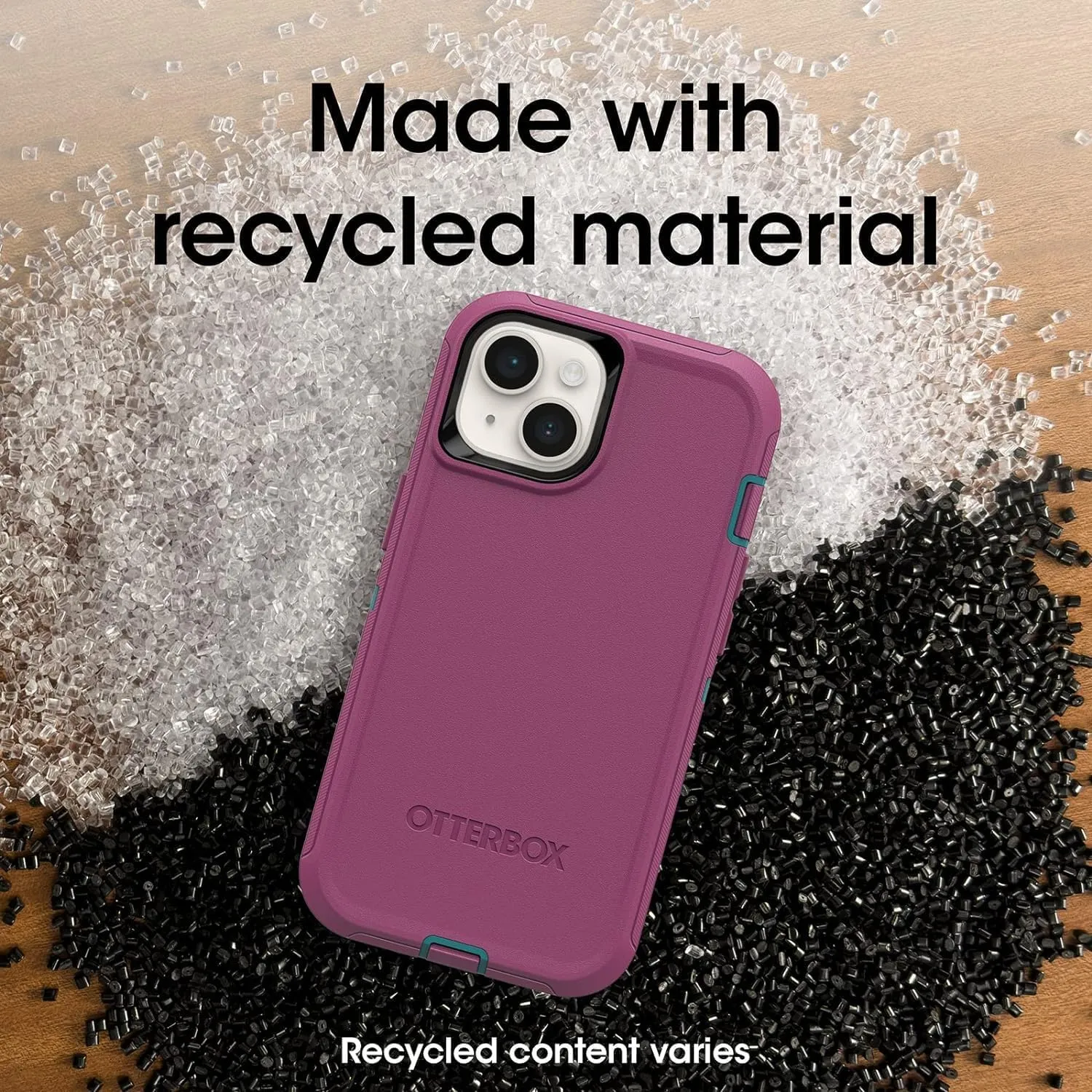 OtterBox iPhone 14 & iPhone 13 (Only) - Defender Series Case - Canyon Sun (Pink) - Rugged & Durable - with Port Protection - Case Only - Non-Retail Packaging
