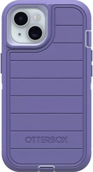 OtterBox iPhone 14, & iPhone 13 (Only) - Defender Series Case - Mountain Majesty (Purple) - Case Only - Screenless - Rugged & Durable - with Port Protection - Microbial Defense Protection