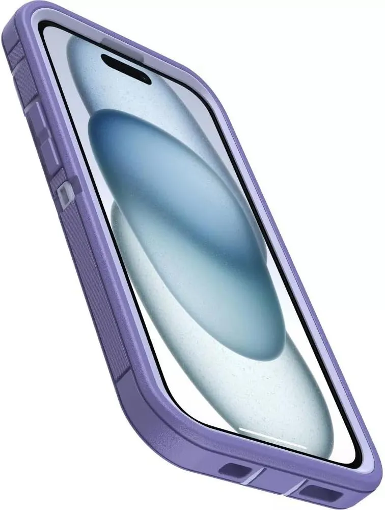OtterBox iPhone 14, & iPhone 13 (Only) - Defender Series Case - Mountain Majesty (Purple) - Case Only - Screenless - Rugged & Durable - with Port Protection - Microbial Defense Protection