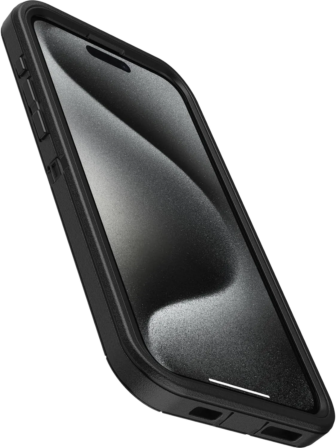 OtterBox iPhone 15 Pro Max (Only) - Defender Series Case - Black - Case Only - Screenless - Rugged & Durable - with Port Protection - Non-Retail Packaging
