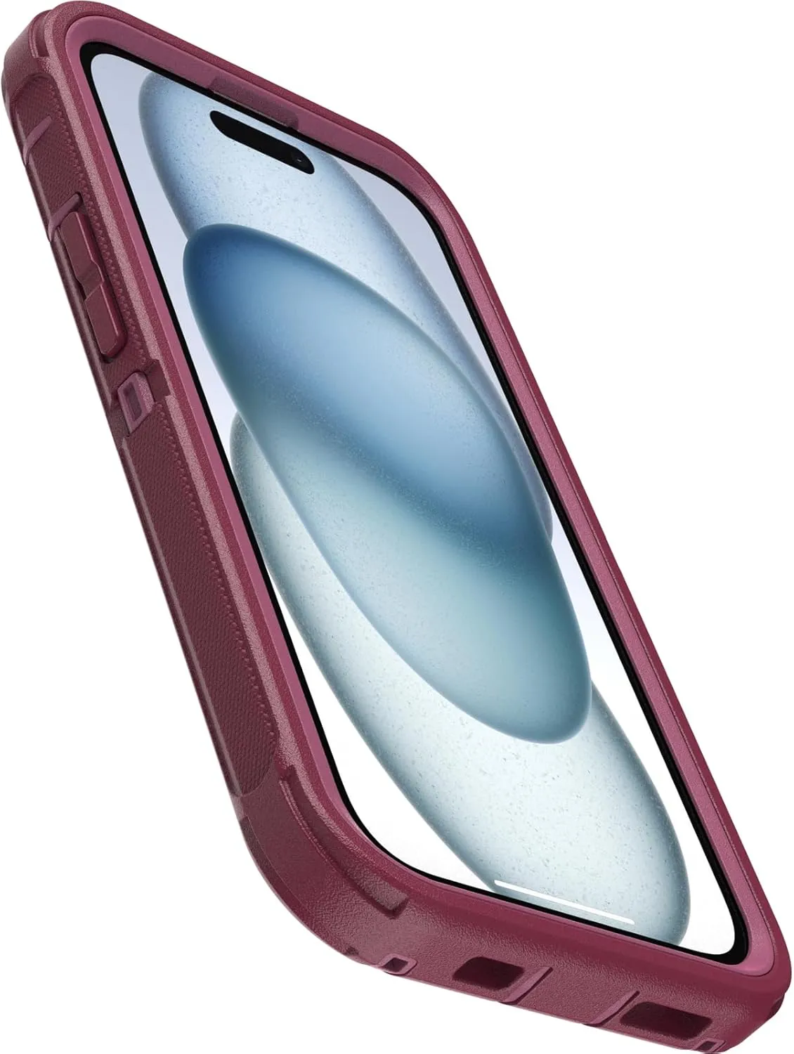 OtterBox iPhone 16e, 15, 14, & 13 Defender Series - Foxberry Pink, screenless, rugged & durable, with port protection, snaps to MagSafe