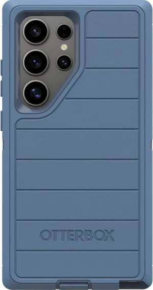 OtterBox Samsung Galaxy S24 Ultra (Only) - Defender Series Case - Baby Blue Jeans (Blue) - Case Only - Screenless - Rugged & Durable - with Port Protection - Microbial Defense Protection