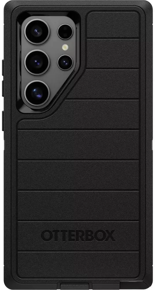 OtterBox Samsung Galaxy S24 Ultra (Only) - Defender Series Case - Black - Case Only - Screenless - Rugged & Durable - with Port Protection - Microbial Defense Protection