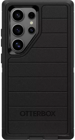 OtterBox Samsung Galaxy S24 Ultra (Only) - Defender Series Case - Black - Case Only - Screenless - Rugged & Durable - with Port Protection - Microbial Defense Protection