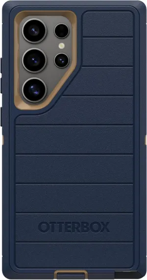 OtterBox Samsung Galaxy S24 Ultra (Only) - Defender Series Case - Blue Suede Shoes - Case Only - Screenless - Rugged & Durable - with Port Protection - Microbial Defense Protection