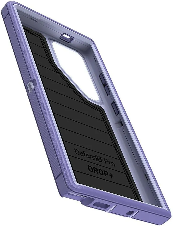 OtterBox Samsung Galaxy S24 Ultra (Only) - Defender Series Case - Mountain Majesty (Purple) - Case Only - Screenless - Rugged & Durable - with Port Protection - Microbial Defense Protection