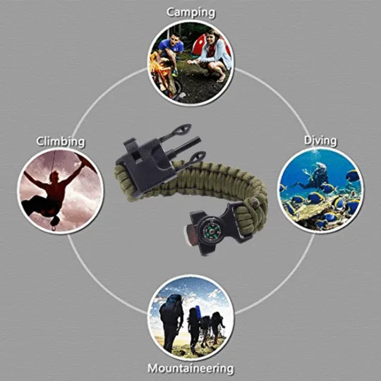 Outstanding Survival Bracelet Built-in features