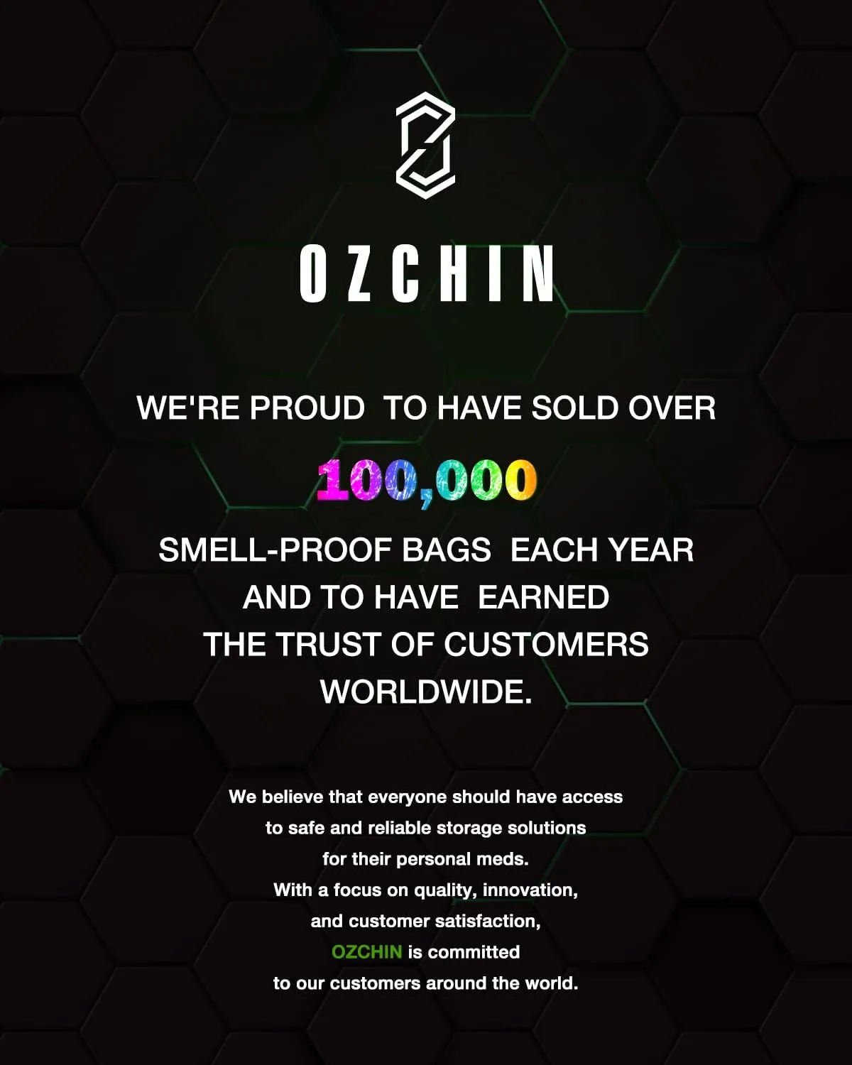 OZCHIN Smell Proof Bag with Combination Lock Shockproof Hard Shell Carrying Case Smoking Tobacco Bag Odorless Pouch Medicine Organizer Case Container Travel Bag (Grey) 8.07" x 6.69" x 3.50"