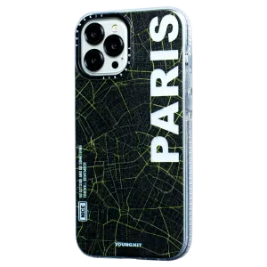Paris Map Printed YoungKit Case