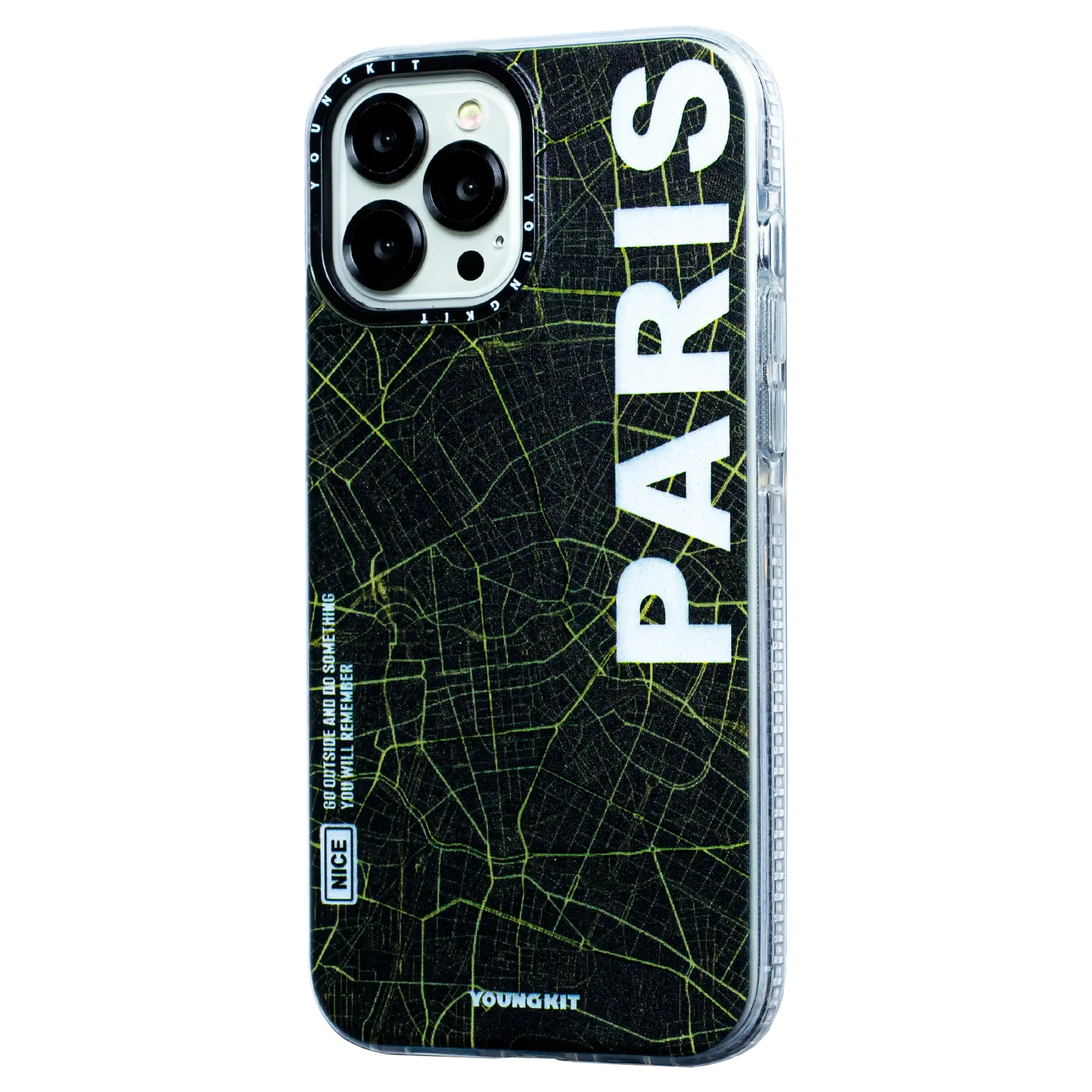 Paris Map Printed YoungKit Case