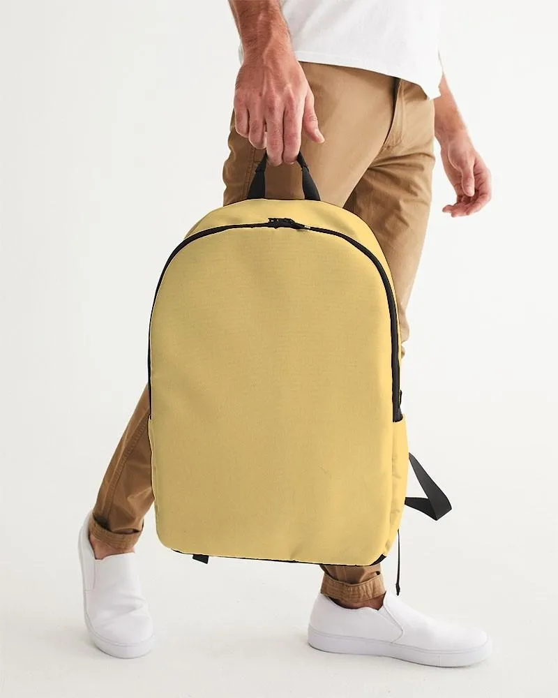 Pastel Orange Yellow Waterproof Backpack | Bright Pastel Orange Yellow | C0M15Y60K0