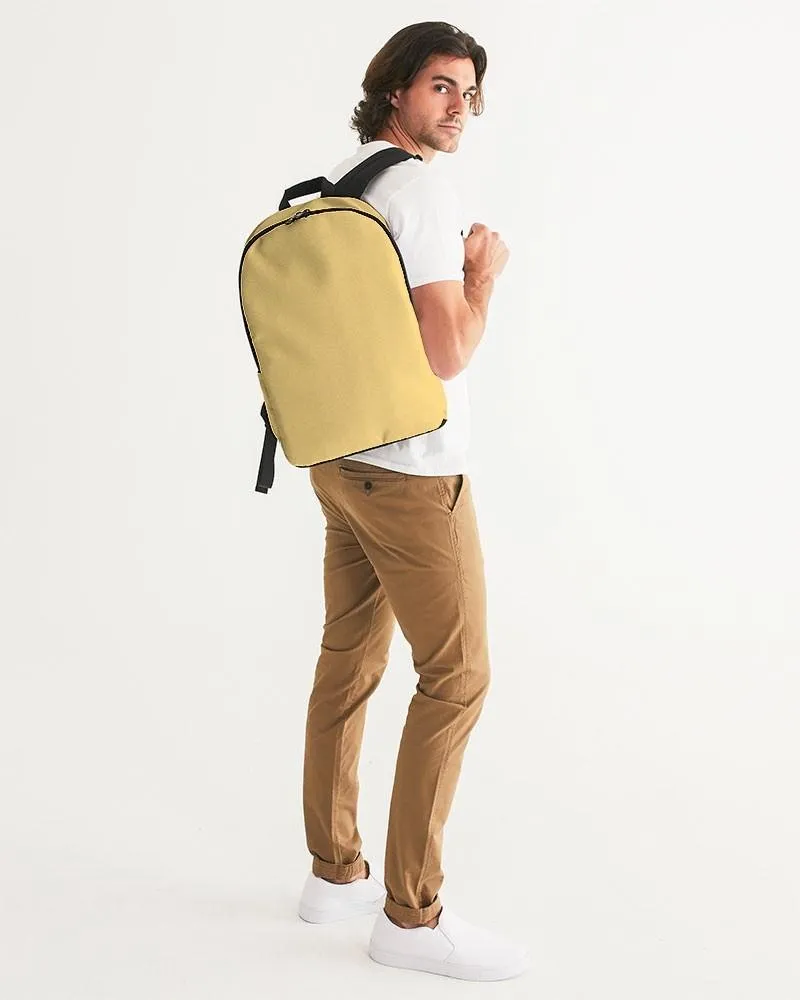 Pastel Orange Yellow Waterproof Backpack | Bright Pastel Orange Yellow | C0M15Y60K0