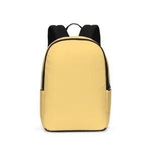Pastel Orange Yellow Waterproof Backpack | Bright Pastel Orange Yellow | C0M15Y60K0