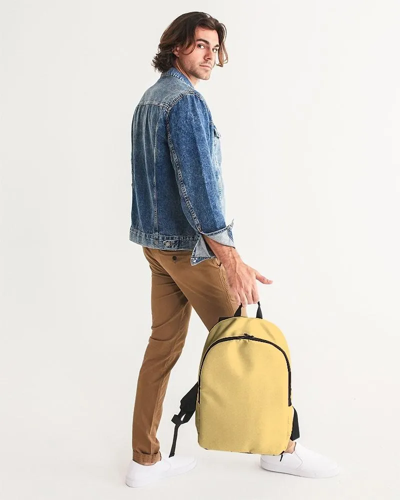 Pastel Orange Yellow Waterproof Backpack | Bright Pastel Orange Yellow | C0M15Y60K0