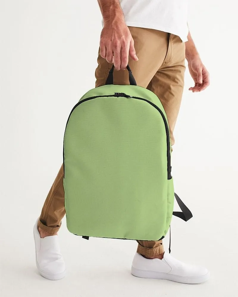 Pastel Warm Green Waterproof Backpack | Bright Pastel Warm Green | C30M0Y60K0
