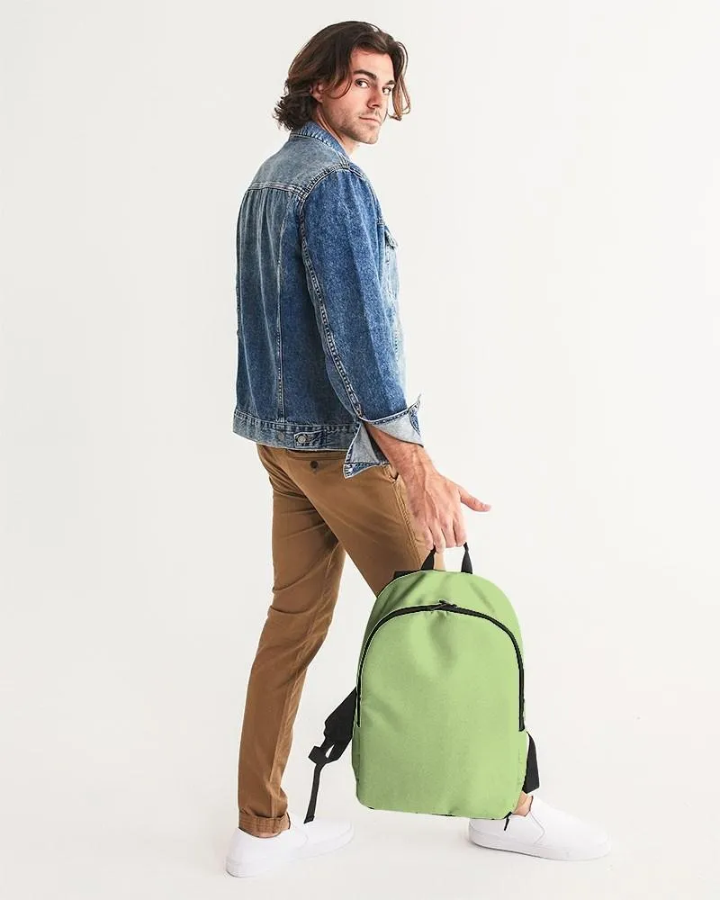 Pastel Warm Green Waterproof Backpack | Bright Pastel Warm Green | C30M0Y60K0