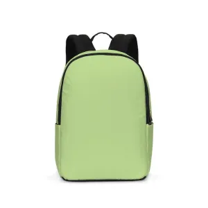 Pastel Warm Green Waterproof Backpack | Bright Pastel Warm Green | C30M0Y60K0