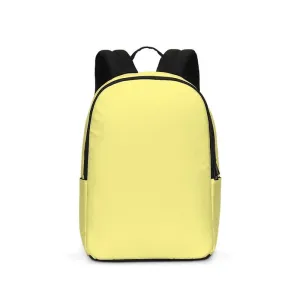 Pastel Yellow Waterproof Backpack | Bright Pastel Yellow | C0M0Y60K0