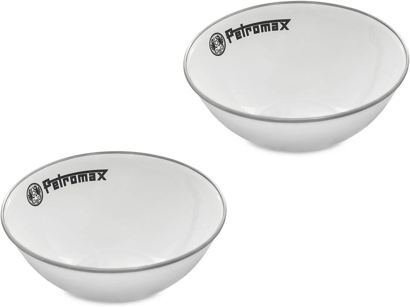 Petromax Enamel Bowls White Set of 2 (1 Litre)