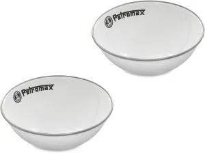 Petromax Enamel Bowls White Set of 2 (1 Litre)