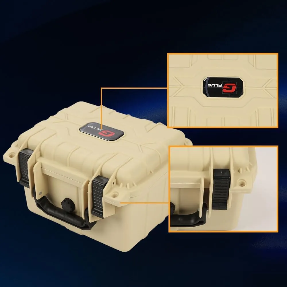 PIT66 Graded Card Storage Box, Compatible with BGS PSA SGC FGS Graded Sports Trading Cards, Deep Travel Size Waterproof Case Slab Holder & Protector, Beige
