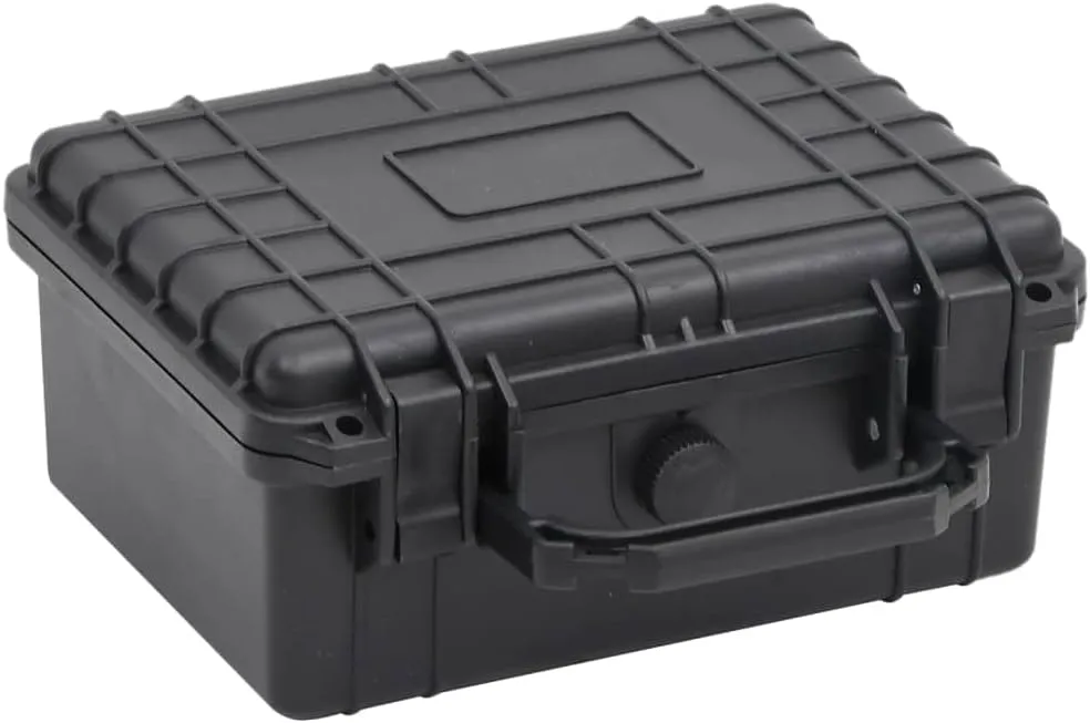 Portable Flight Case for Safe Travel, Durable Protection for Your Valuables, Lightweight and Easy to Carry, Black, 9.4" x 7.5" x 4.3"