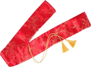 Portable Silk Sword Bag Vintage Chinese Sword Pouch Durable Storage Pouch with Stylish Design and Decoration