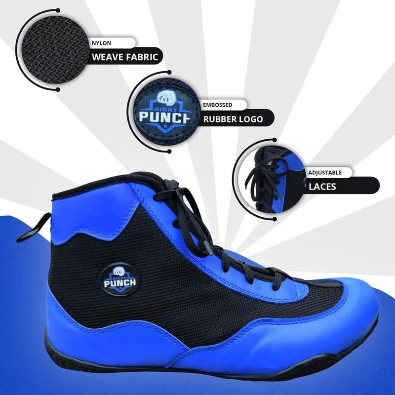 Professional Boxing Shoes Breathable Wrestling Shoes, Training Shoe for Adult & Youth Men Women Non Slip Rubber Sole Lightweight Boots