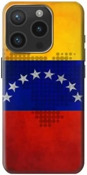 R2974 Venezuela Football Soccer Map Flag Case Cover for iPhone 15 Pro