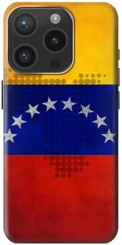 R2974 Venezuela Football Soccer Map Flag Case Cover for iPhone 15 Pro