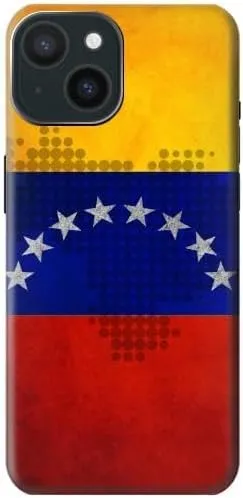 R2974 Venezuela Football Soccer Map Flag Case Cover for iPhone 15
