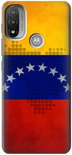 R2974 Venezuela Football Soccer Map Flag Case Cover for Motorola Moto E20,E30,E40