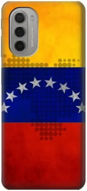 R2974 Venezuela Football Soccer Map Flag Case Cover for Motorola Moto G51 5G