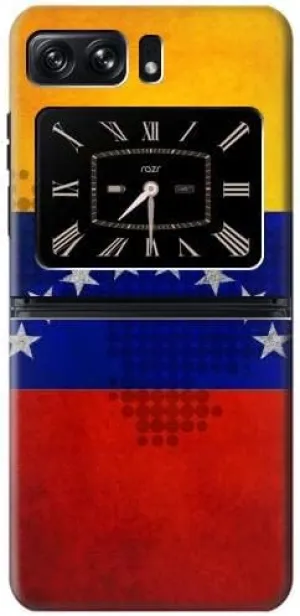R2974 Venezuela Football Soccer Map Flag Case Cover for Motorola Moto Razr 2022