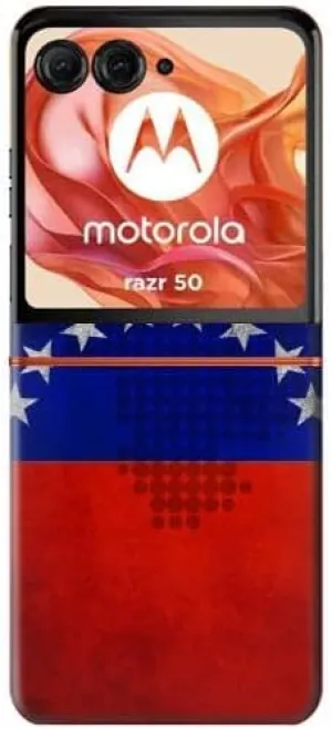 R2974 Venezuela Football Soccer Map Flag Case Cover for Motorola Razr 50, Motorola razr 2024