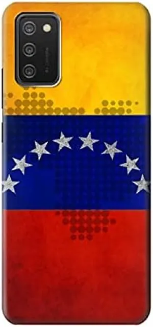 R2974 Venezuela Football Soccer Map Flag Case Cover for Samsung Galaxy A03S